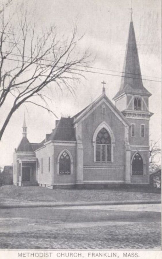 The Franklin Methodist Church (Franklin, MA) ca. 1901